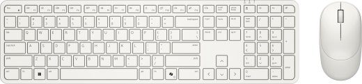 Dell Pro 5 klaviatūra ir pelė - KM526 - JAV tarptautinė (QWERTY) - šviesus pelenas