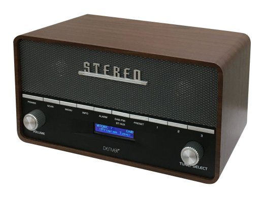 DENVER DAB-36 DAB Kaasaskantav Raadio Must Pruun Hõbe