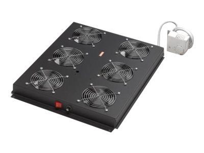DIGITUS Professional Unique DN-19 FAN-6-SRV-B Rack Ventilator 1-pakk Must