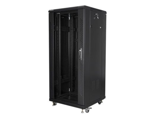 Lanberg Ruumikaapp 19" vaba seisev 27U/600x600 (tasapakk) FF01-6627-12B Must