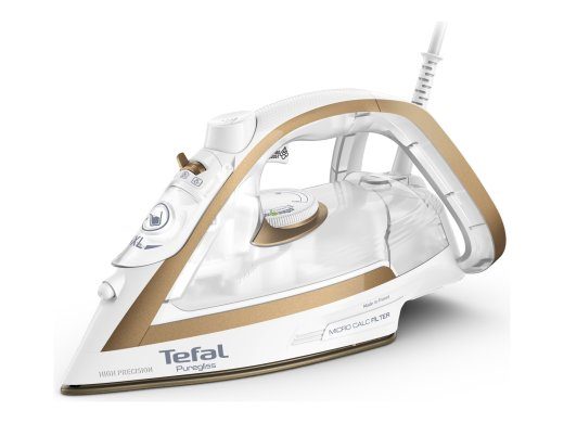 Tefal Puregliss FV8042E0 2900W garo lygintuvas auksinis baltas