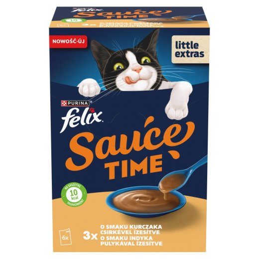 PURINA Felix Sauce Time - märgkassitoit - 6x40g