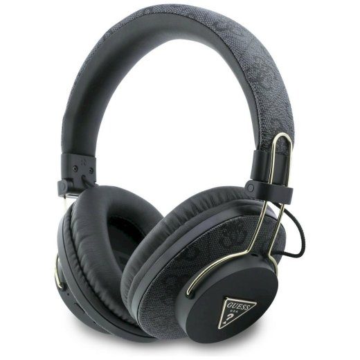 Guess Triangle Logo Bluetooth ENC kõrvapealsed kõrvaklapid must