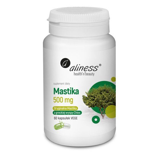 ALINESS Mastika Pulbriline Vaik Pistacia Lentiscus 500 mg Toidulisand - 60 Kapslit