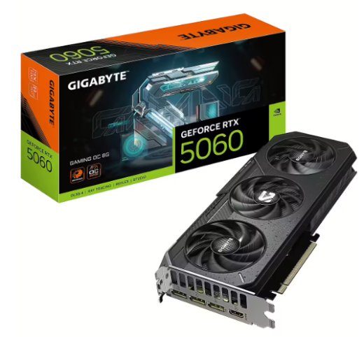 Gigabyte GeForce RTX 5060 Gaming OC 8GB