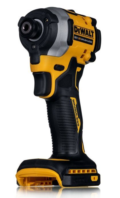 DEWALT DCF850N-XJ 1/4" 18V Must, Kollane elektriline kruvikeeraja/põrutuskruvikeeraja
