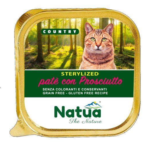 NATUA Country Sterilised Ham - märgkassitoit - 100g