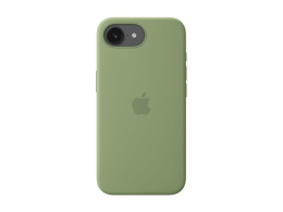Apple iPhone 17e Silicone Case with MagSafe – Light Moss Apple