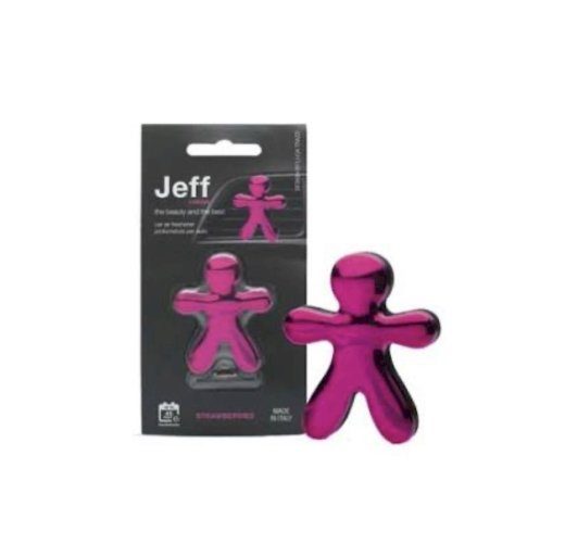 Mr&Mrs Fragrance Jeff Chrome Auto Lõhnaandja Maasikad