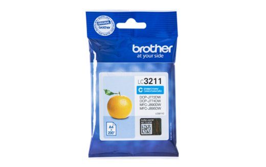 Brother LC 3211C Sinine 200-lehekülgne Tint
