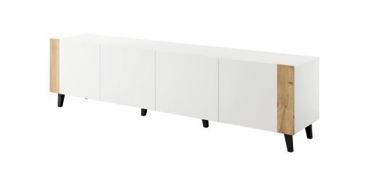RTV kapi FARO 200x42x52 valge matt + tamm käsitöö