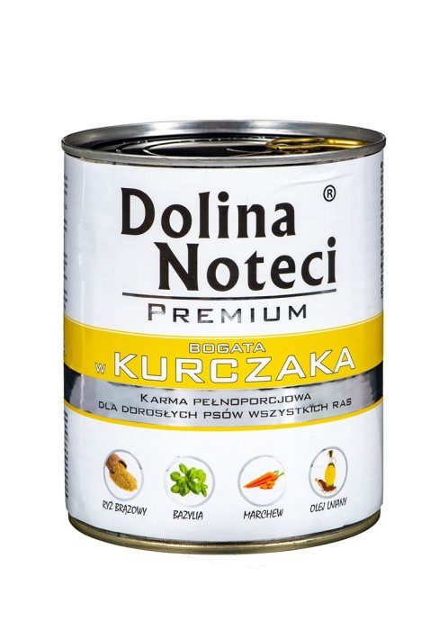 DOLINA NOTECI Premium Rikas kana - Märg koerasööt - 800 g