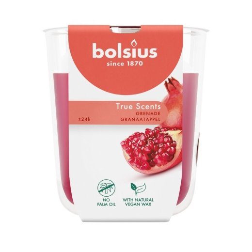 Bolsius True Scents aroomküünal 80x73mm Granaatõun