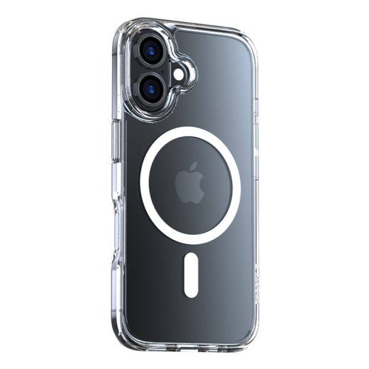 Torras Diamond-Mag seeria ümbris iPhone 16 Plus jaoks (läbipaistev)