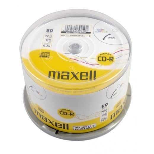 Maxell CD-R 80/700MB XL 52x 50tk 50 tk