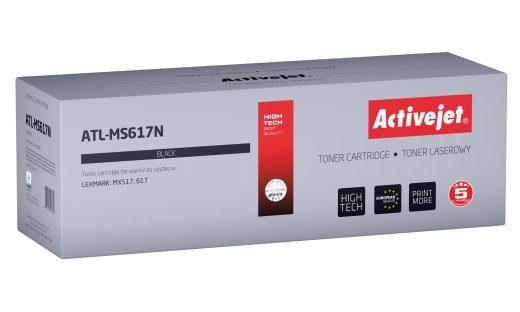 Activejet ATL-MS617N tooner (asendajaks Lexmark 51B2X00; Supreme; 20000 lehekülge; must)
