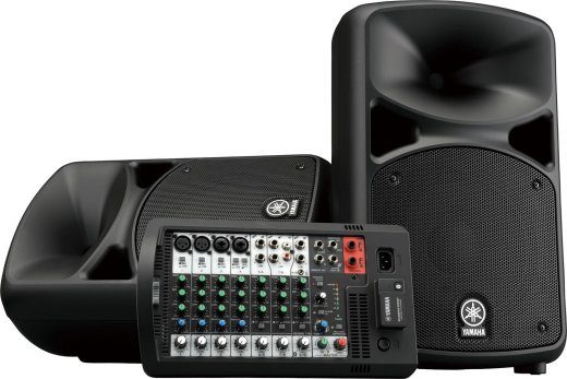 Yamaha Stagepas 600BT 640 W Must Vabaseisev PA-süsteem