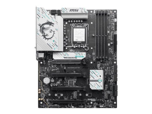 MSI B860 GAMING PLUS WIFI Töötluse perekond Intel Töötluse pesa LGA1851 DDR5 Toetatud kõvaketta liidesed SATA, M.2 SATA ühenduste arv