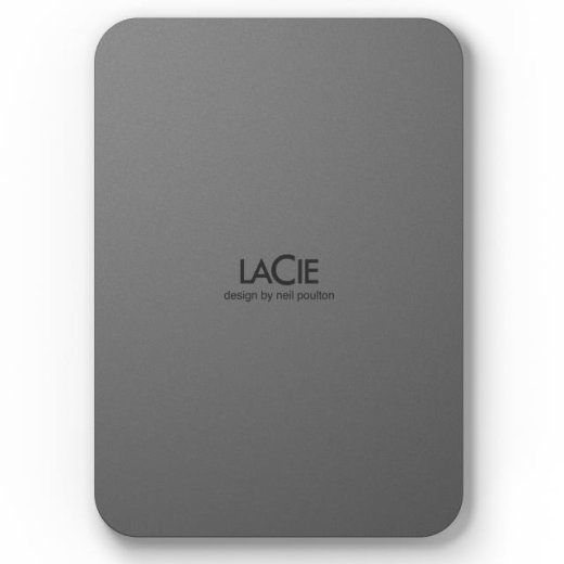 Išorinis HDD LACIE Mobile Drive Secure STLR2000400 2TB USB-C USB 3.2 Spalva Space Gray