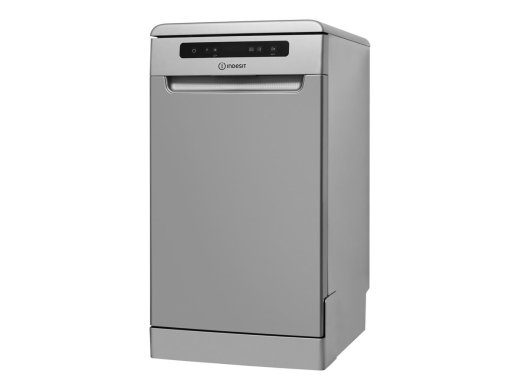 INDESIT indaplovė DSFO 3T224 C S laisvai stovinti Plotis 45 cm vienetų skaičius 10 programų skaičius 9 Energijos efektyvumo klasė E Ekranas Sidabrinė