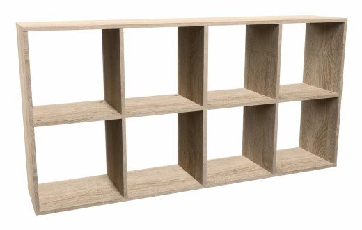 Topeshop MALAX 2X4 SONOMA elutoa raamaturiiul