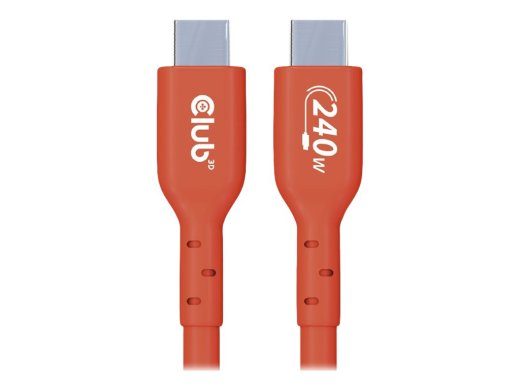 Club 3D CAC-1513 USB-C 240W Kaabel 3m Oranž