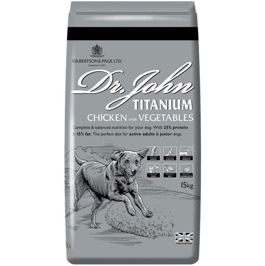 DR JOHN Titanium Kanaliha - kuiv koeratoit - 15kg