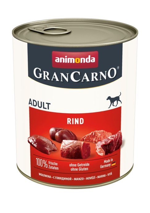 ANIMONDA GranCarno Täiskasvanud Veiseliha - märg koeratoit - 400g