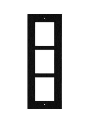 ĮEITIES PANELĖ 3MOD. SLAPTAS Rėmas/JUODA/ IP VERSO 9155013B 2N