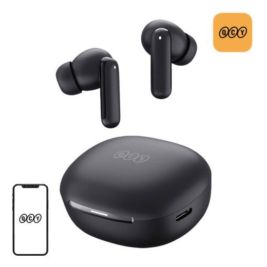 TWS QCY MeloBuds HT16 ausinės (juodos)