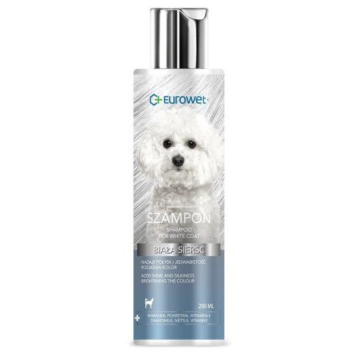 EUROWET White coat - šampoon koertele - 200ml