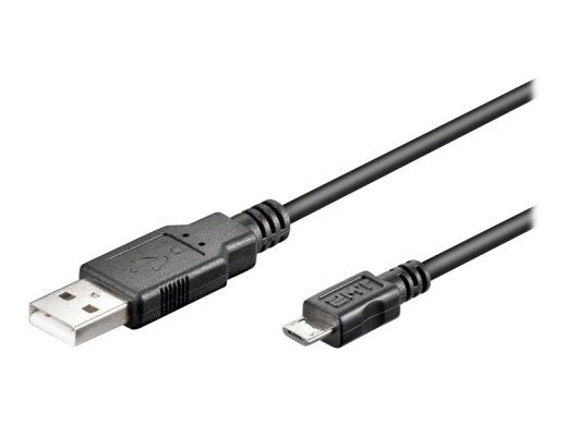 goobay USB kabelis 30 cm juoda