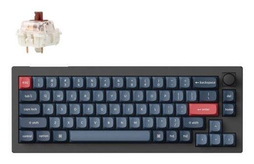 KLAVIATUUR WRL V2 MAX RGB/KARBONI MUST V2M-D3 KEYCHRON