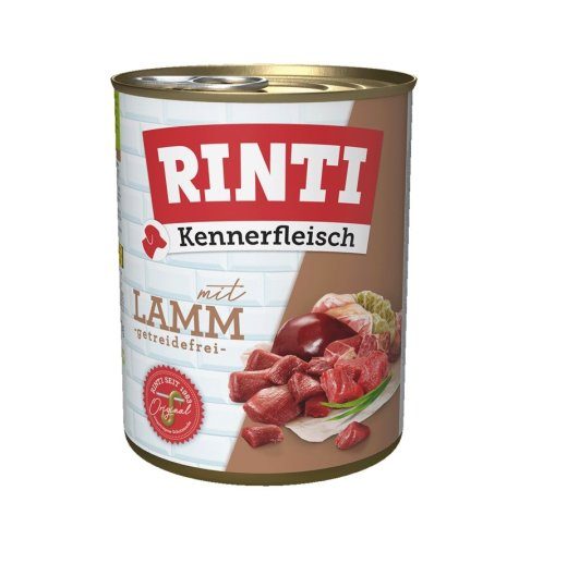 RINTI Kennerfleisch Lamm - märg koeratoit - 800g
