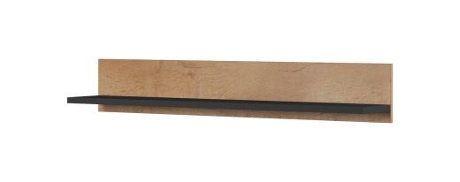 Cama kahe riiuli komplekt 125cm SOHO lefkas tamm/must