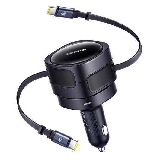 Baseus Enjoyment Max 2x USB-C kaabel auto laadija 60W