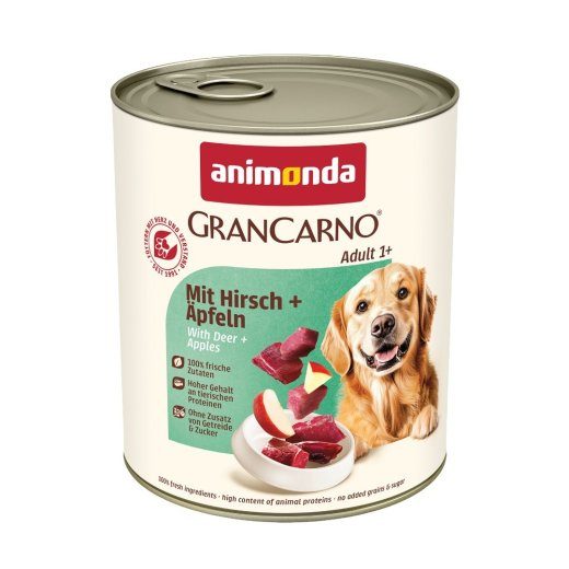 ANIMONDA GranCarno Adult Deer and apple - niiske koeratoit - 800g