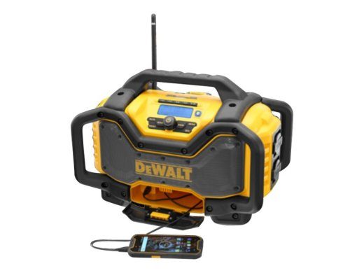 DeWALT DCR027-QW Job Site Radio Black Yellow