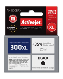 Activejet AH-300BRX Ink (replacement for HP 300XL CC641EE; Premium; 20 ml; black)