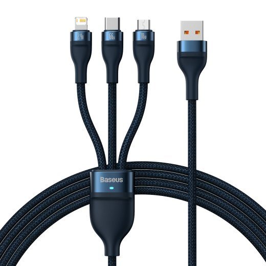 Baseus 3in1 Flash Series USB Kaabel 1.2m