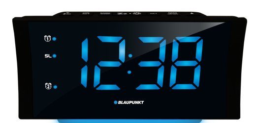 Blaupunkt CR80USB digitaalne äratuskell, must