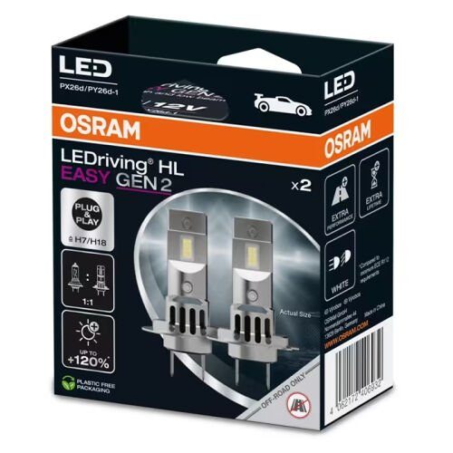 Osram Led H7/H18 12V 6500K