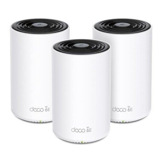 Wireless Router TP-LINK Wireless Access Point / Router 3-pack 5400 Mbps Mesh Wi-Fi 6e 3x10/100/1000M Number of antennas 4