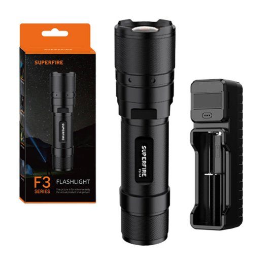 Superfire F3-L2 tuli, 570lm