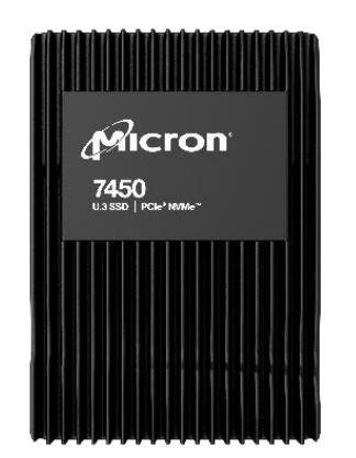 SSD MICRON 3.84TB PCIE NVMe NAND flash technologija TLC Rašymo greitis 5300 MBytes/sec Skaitymo greitis 6800 MBytes/sec Form Factor U.3 TBW 7000 TB...