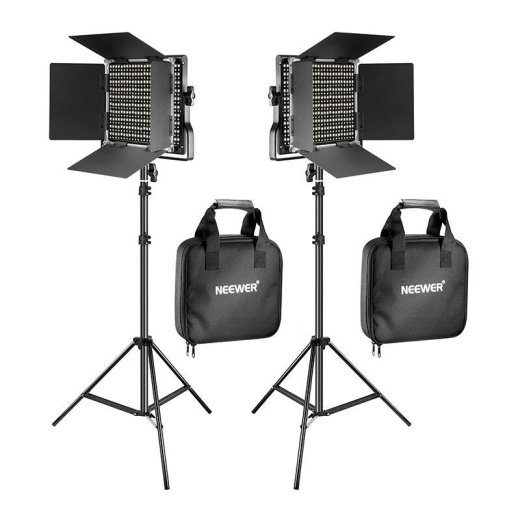 Neewer komplekt 660 Bi Color LED, kaks lambi 40W 3200-5600K