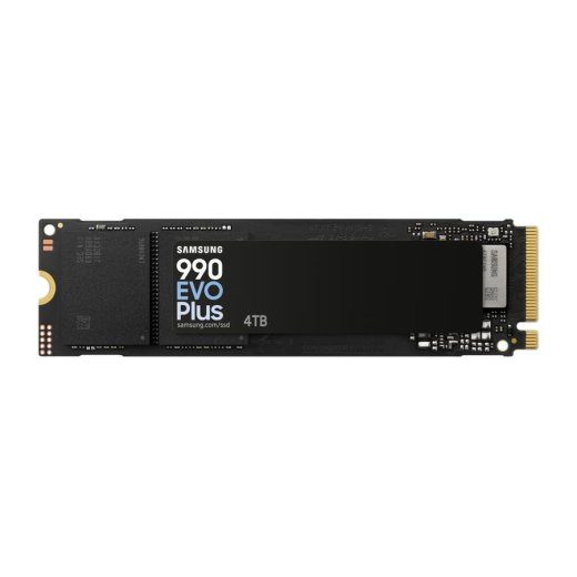 Samsung 990 EVO Plus Kietasis diskas SSD / 4 TB / 7150 MB/s / 1350000 IOPS / Juodas