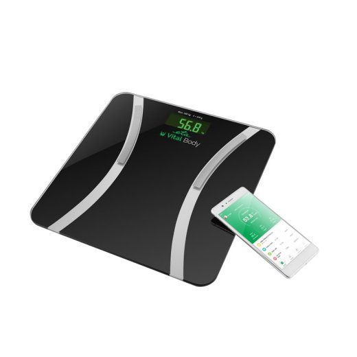 ETA Vital Body Isikaalude keha analüsaator Maksimaalne kaal (mahtuvus) 180 kg Täpsus 100 g Keha massi indeks (BMI) mõõtmine Must
