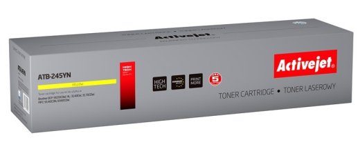 Activejet ATB-245YN Toner (replacement for Brother TN-245Y; Supreme; 2200 pages; yellow)