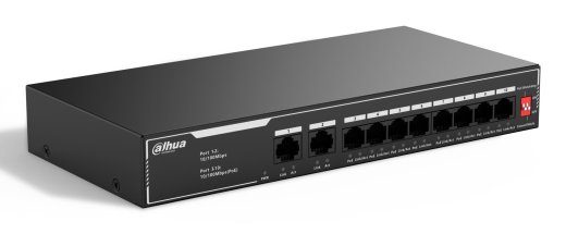 Switch DAHUA SF1010LP 10xRJ-45 ports RJ-45 Ports Type Fast Ethernet (10/100) 10xFast Ethernet (copper) ports quantity Power over Ethernet (PoE) Yes...